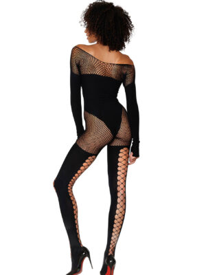 bodystocking one size black