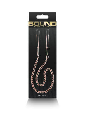 bound nipple clamps dc3 rose gold bound nipple clamps dc3 rose gold