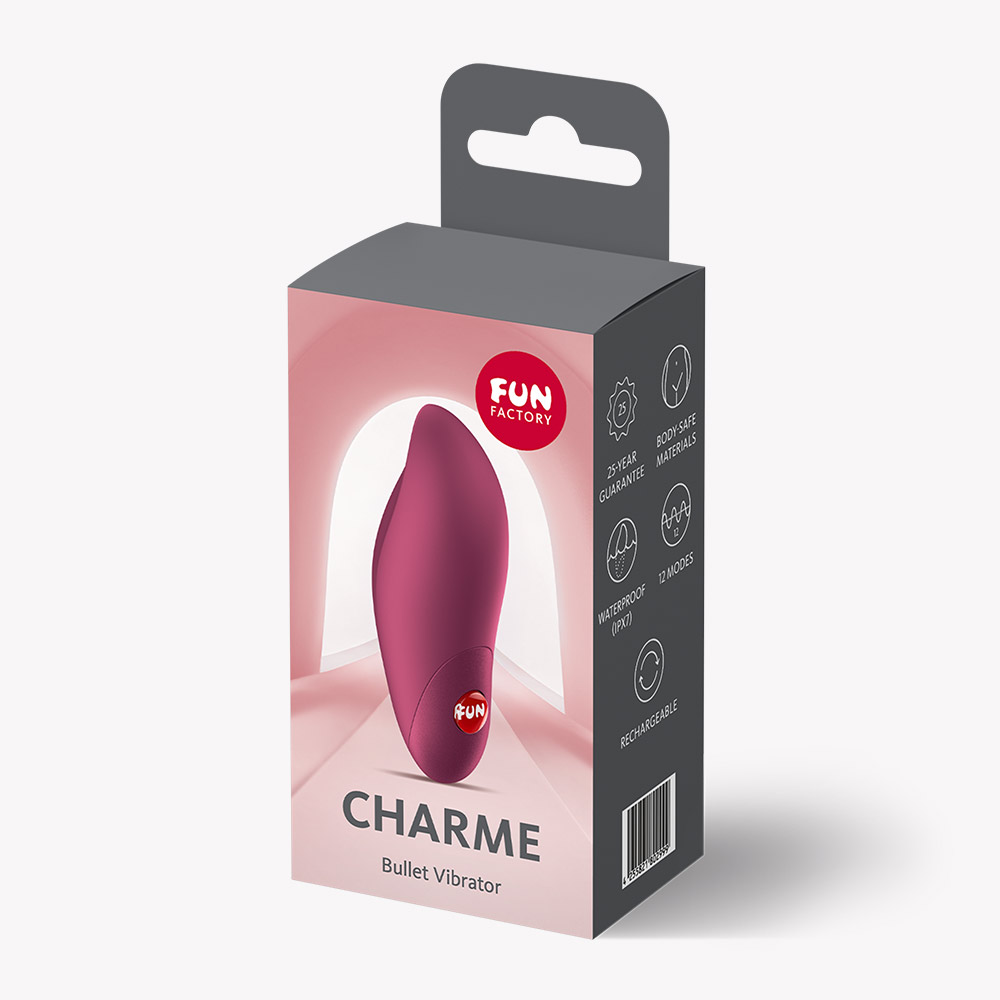 charme bullet vibrator wine red