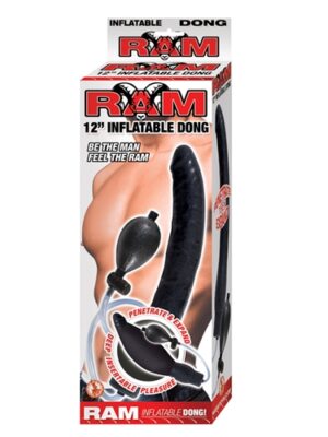 ram 12 inch inflatable dong black
