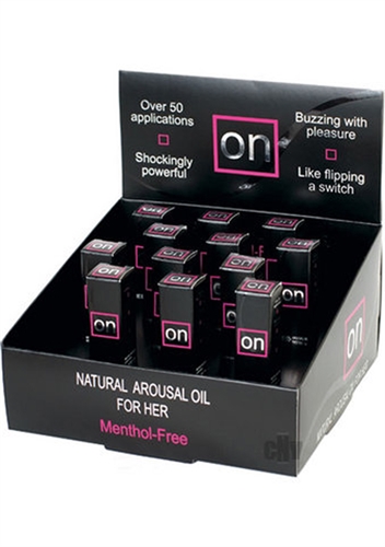on natural arousal oil original 12 pieces display 0.17 fl. oz. bottles