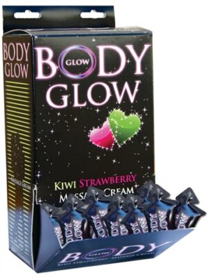 body glow massage cream 50 pieces display kiwi strawberry body glow massage cream 50 pieces display kiwi strawberry