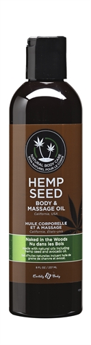 hemp seed massage and body oil naked in the woods 8 fl. oz./ 237ml