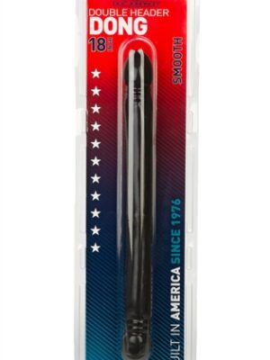 double header 18" smooth black