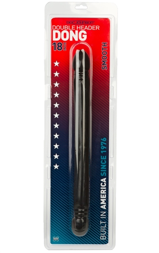 double header 18" smooth black