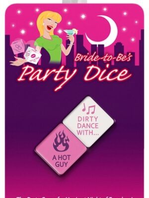 bride to be party dice