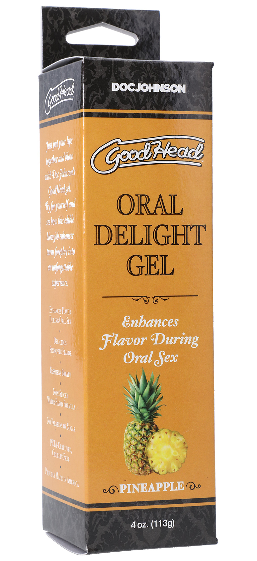 goodhead oral delight gel pineapple 4 oz.