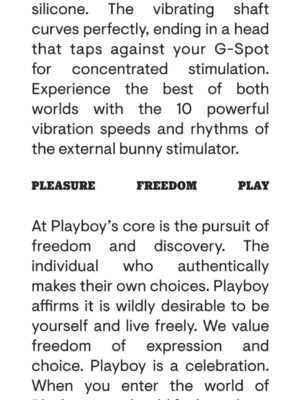 playboy pleasure thumper rabbit vibrator wild aster