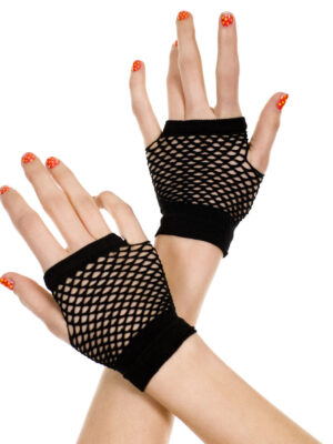 thick diamond net gloves black thick diamond net gloves black
