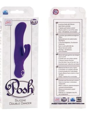 posh silicone double dancer purple posh silicone double dancer purple
