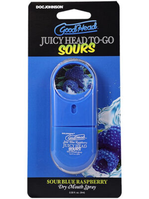 goodhead juicyhead dry mouth spray to go sour blue raspberry .30 oz