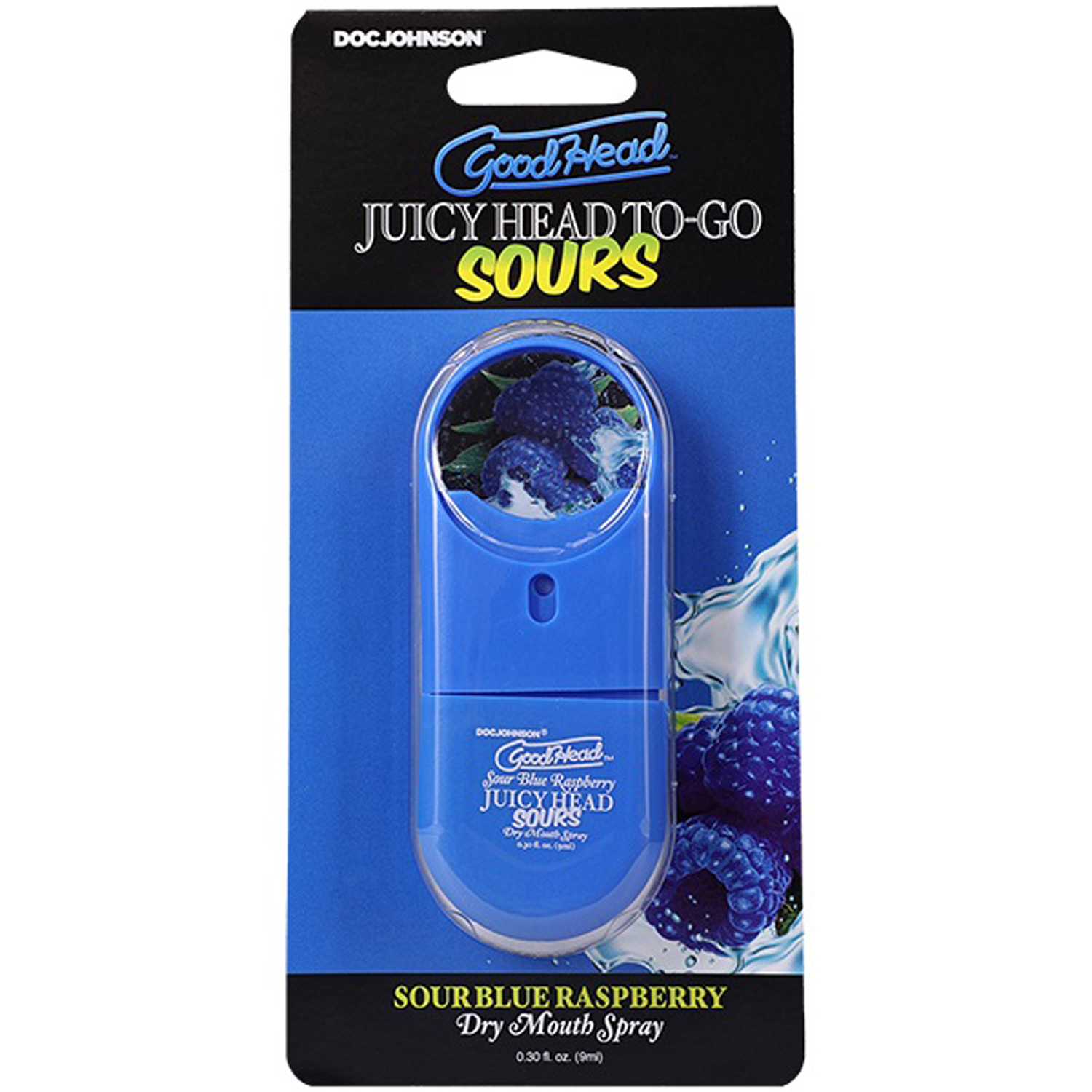 goodhead juicyhead dry mouth spray to go sour blue raspberry .30 oz