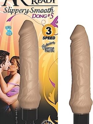 always ready slippery smooth dong #5 flesh