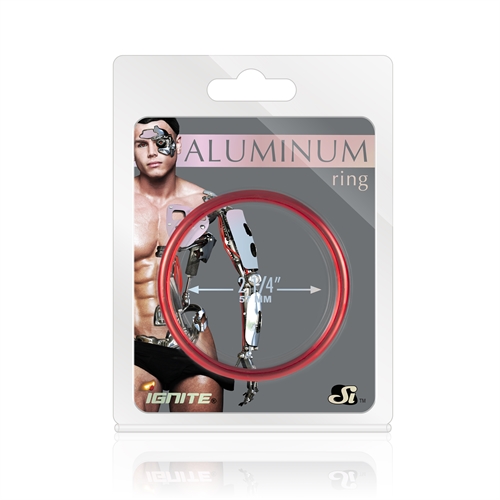 aluminum ring hellfire red 2.25 inch diameter