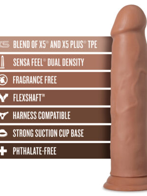 au naturel carlos 9 inch dong mocha mocha au naturel carlos 9 inch dong mocha mocha