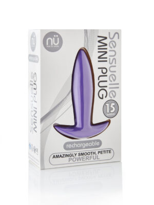 sensuelle 15 function mini plug purple sensuelle 15 function mini plug purple