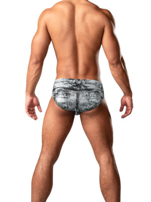 dirty denim bikini x large denim