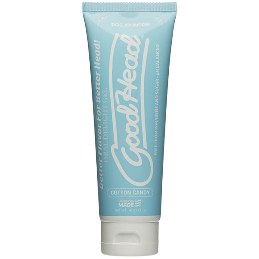 goodhead oral delight gel 4 oz tube cotton candy