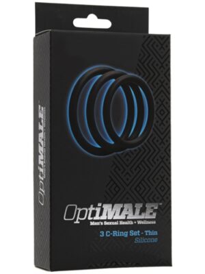 optimale 3 c ring set thin black