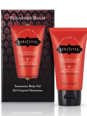 pleasure balm sensations body gel strawberry dreams 1.7 fl. oz.