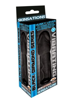 skinsations black diamond series vibrating husky lover black skinsations black diamond series vibrating husky lover black