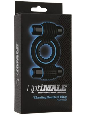 optimale vibrating double c ring black