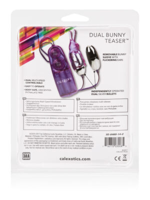 dual bunny teaser purple