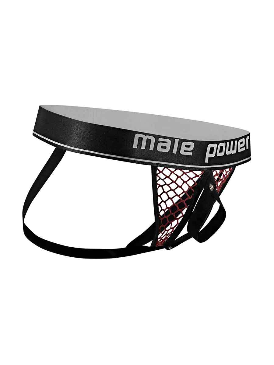 cock pit net cock ring jock l/ xl burgundy