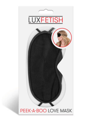 peek a boo love mask black peek a boo love mask black