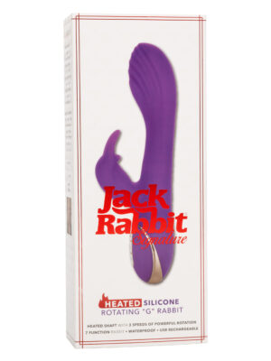 jack rabbit signature heated silicone rotating g rabbit