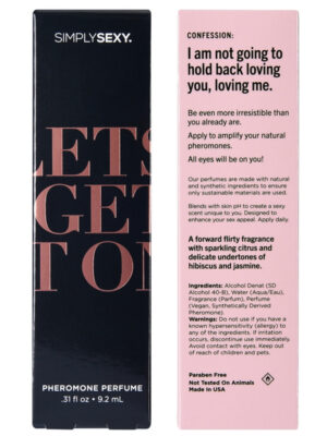 simply sexy lets get it on pheromone perfume .31oz | 9.2ml simply sexy lets get it on pheromone perfume .31oz | 9.2ml