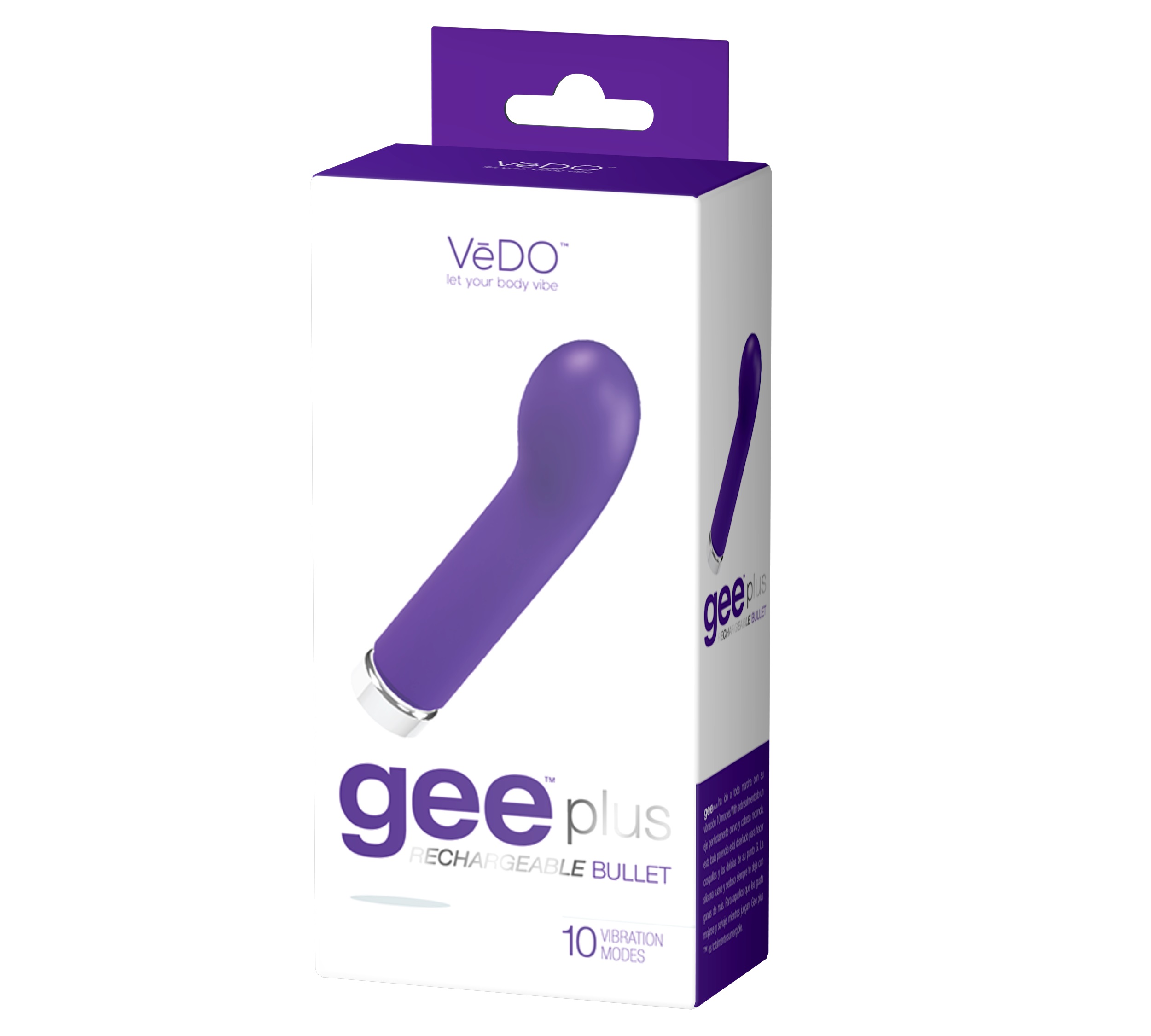 gee plus rechargeable mini vibe into you indigo