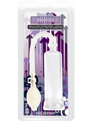 so pumped penis pump without sleeve clear