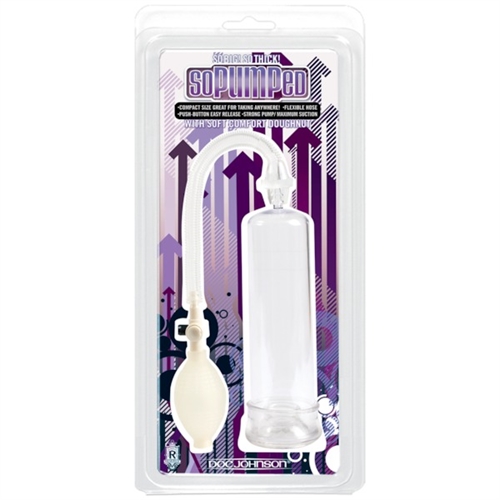 so pumped penis pump without sleeve clear