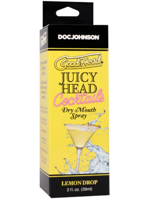 goodhead juicy head cocktails dry mouth spray lemon drop 2oz goodhead juicy head cocktails dry mouth spray lemon drop 2oz