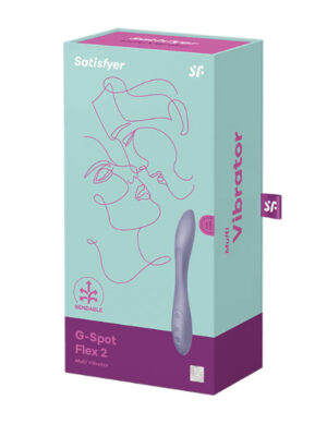 satisfyer g spot flex 2 multi vibrator dark violet
