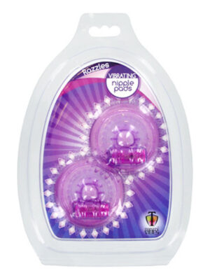 razzles vibrating nipple pads purple
