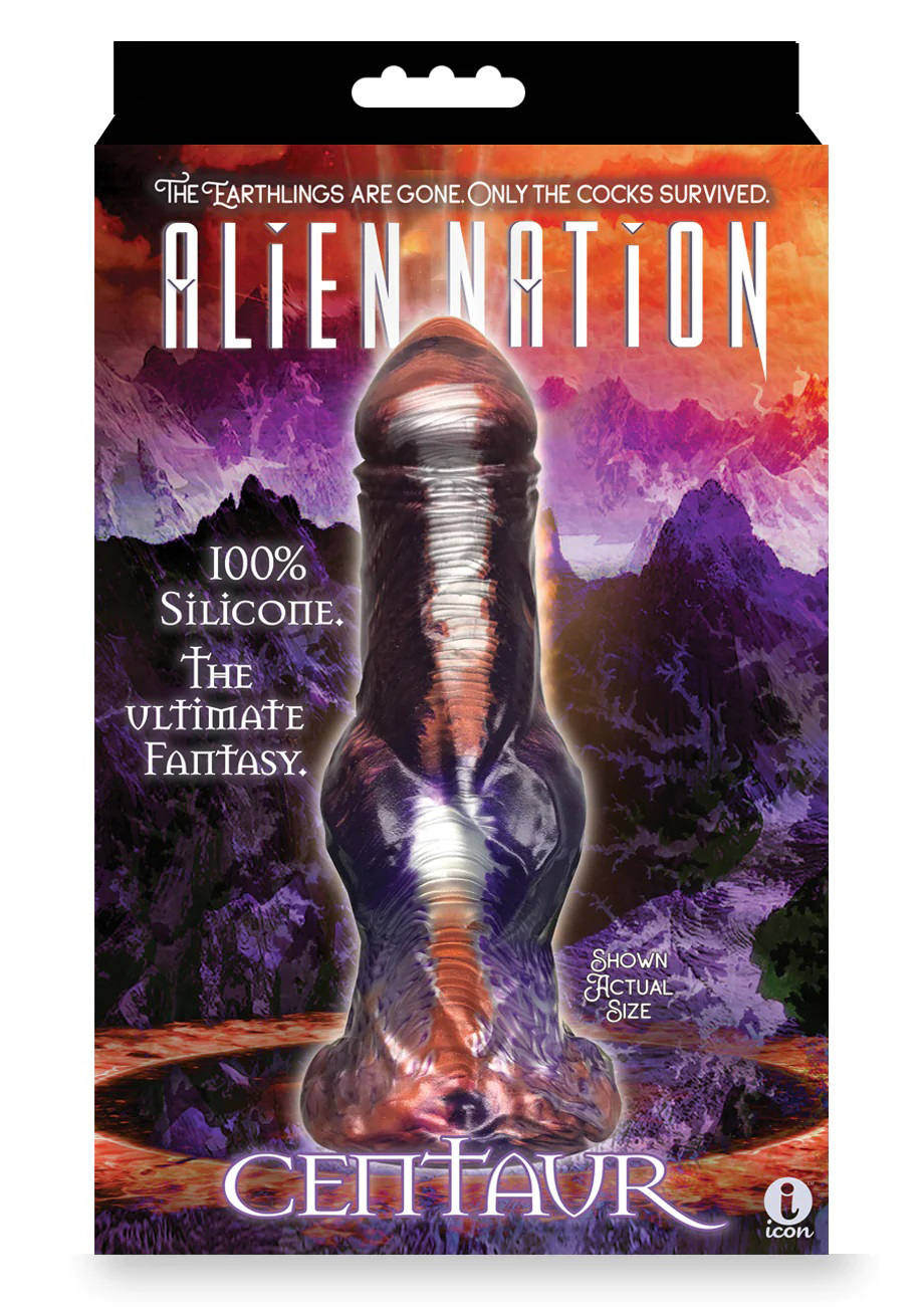 alien nation centaur silicone creature dildo copper