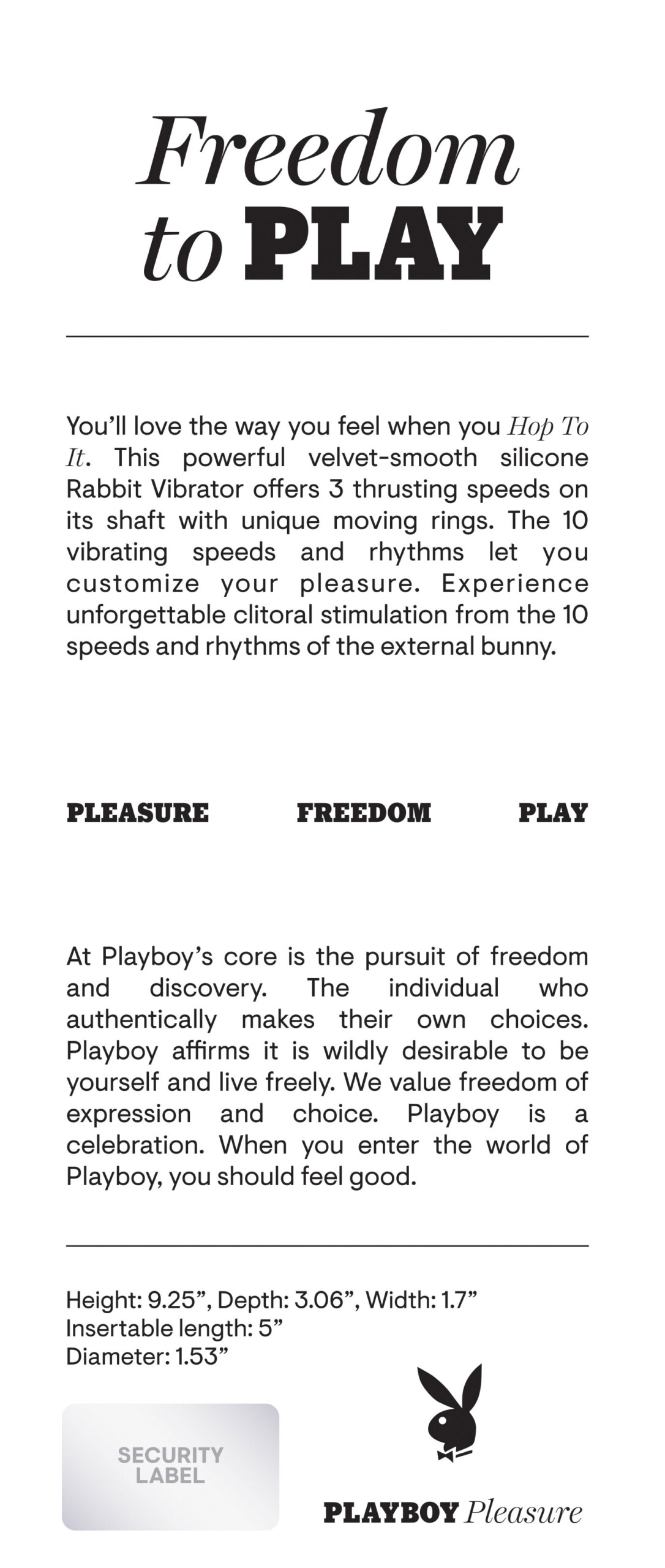 playboy pleasure hop to it rabbit vibrator dark purple playboy pleasure hop to it rabbit vibrator dark purple