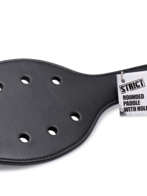 rounded paddle with holes