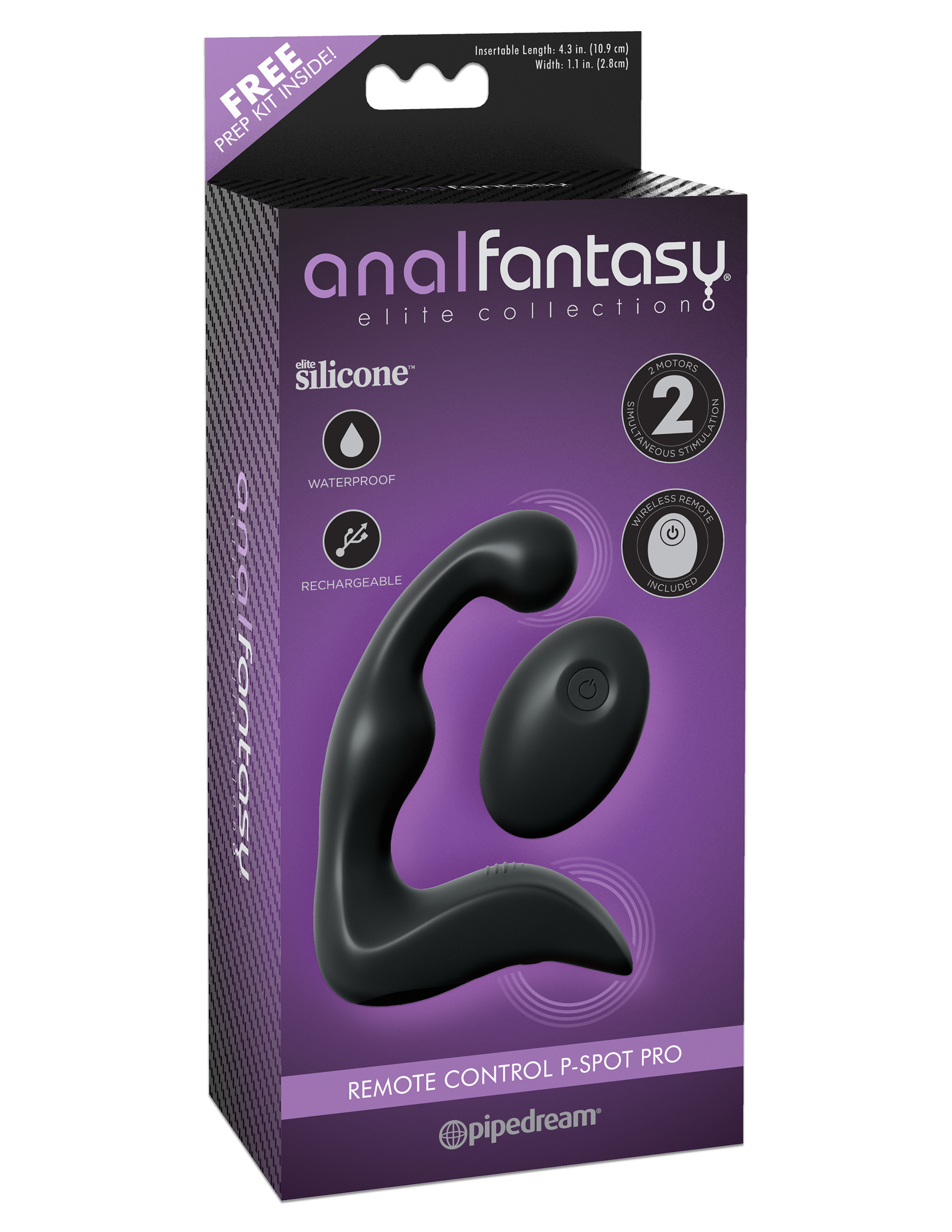 anal fantasy elite remote control p spot pro