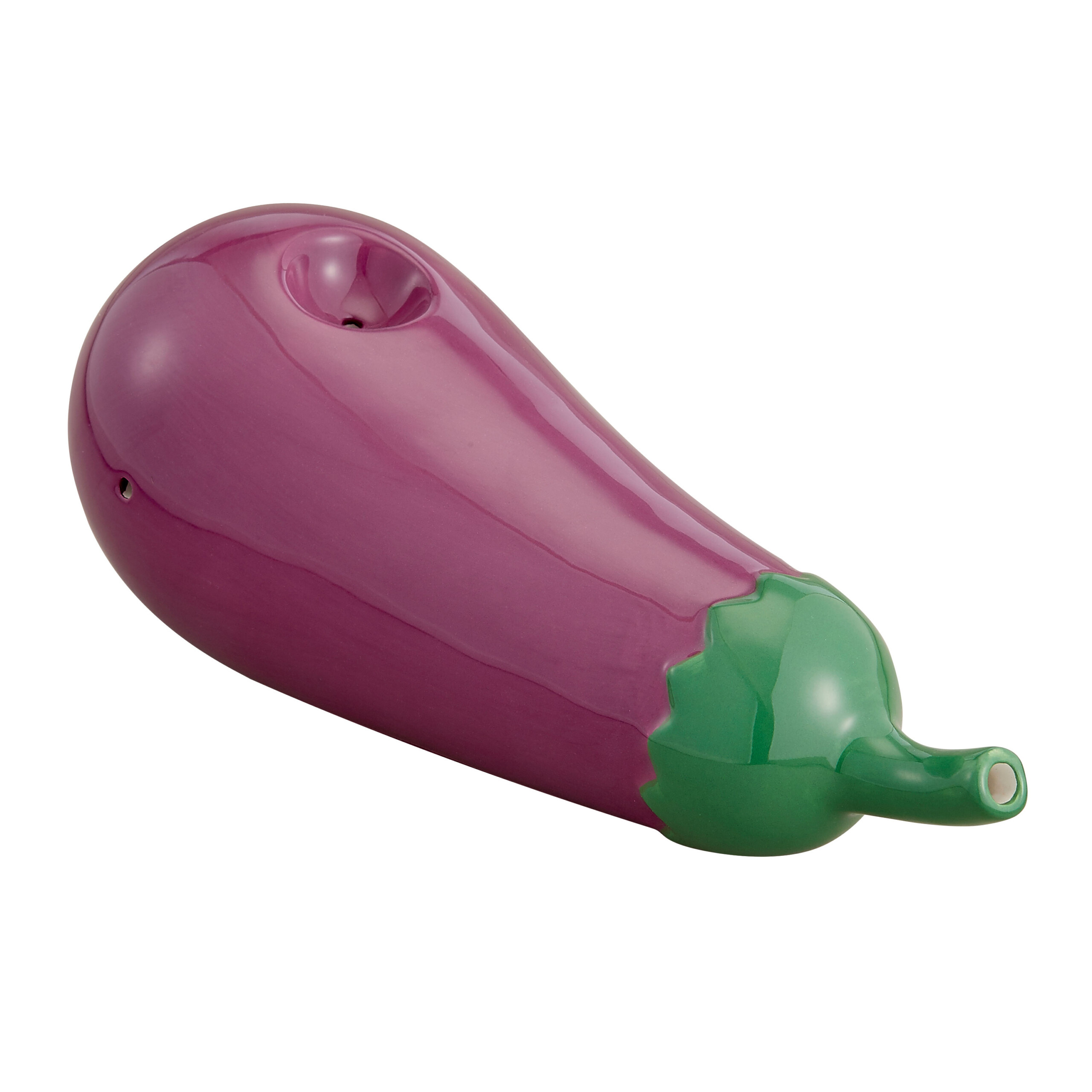 egg plant shaped pipe