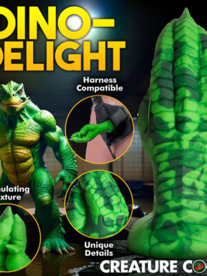 raptor claw fisting silicone dildo green