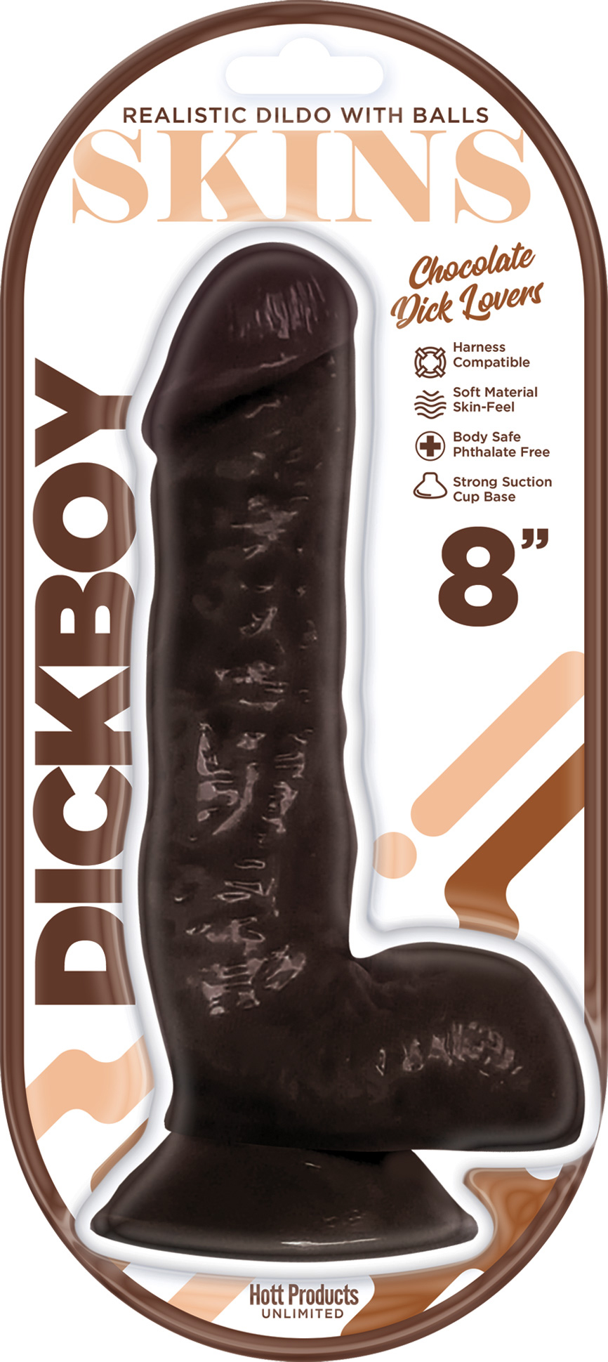 dickboy skins dildo with balls 8 inch chocolate dick lover dickboy skins dildo with balls 8 inch chocolate dick lover