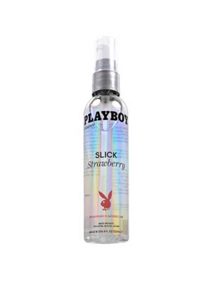 playboy pleasure slick strawberry flavored lubricant 4 oz