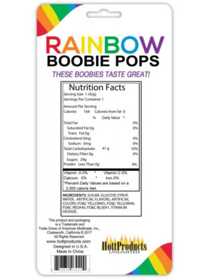rainbow boobie pops 1.48 oz.