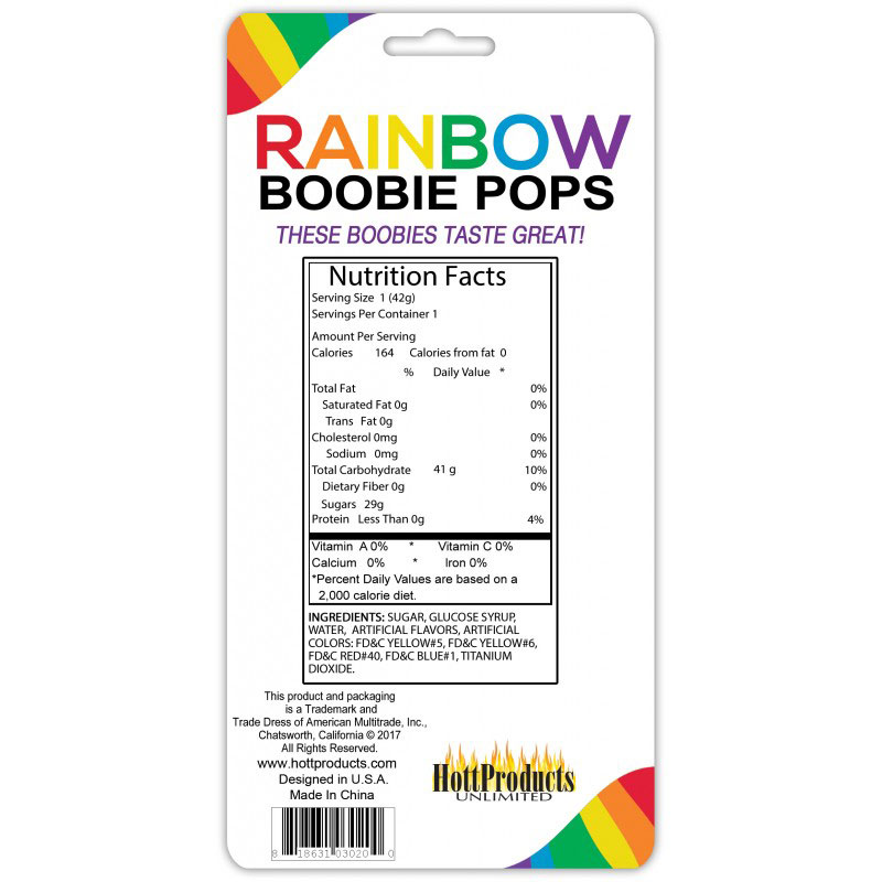 rainbow boobie pops 1.48 oz. rainbow boobie pops 1.48 oz.