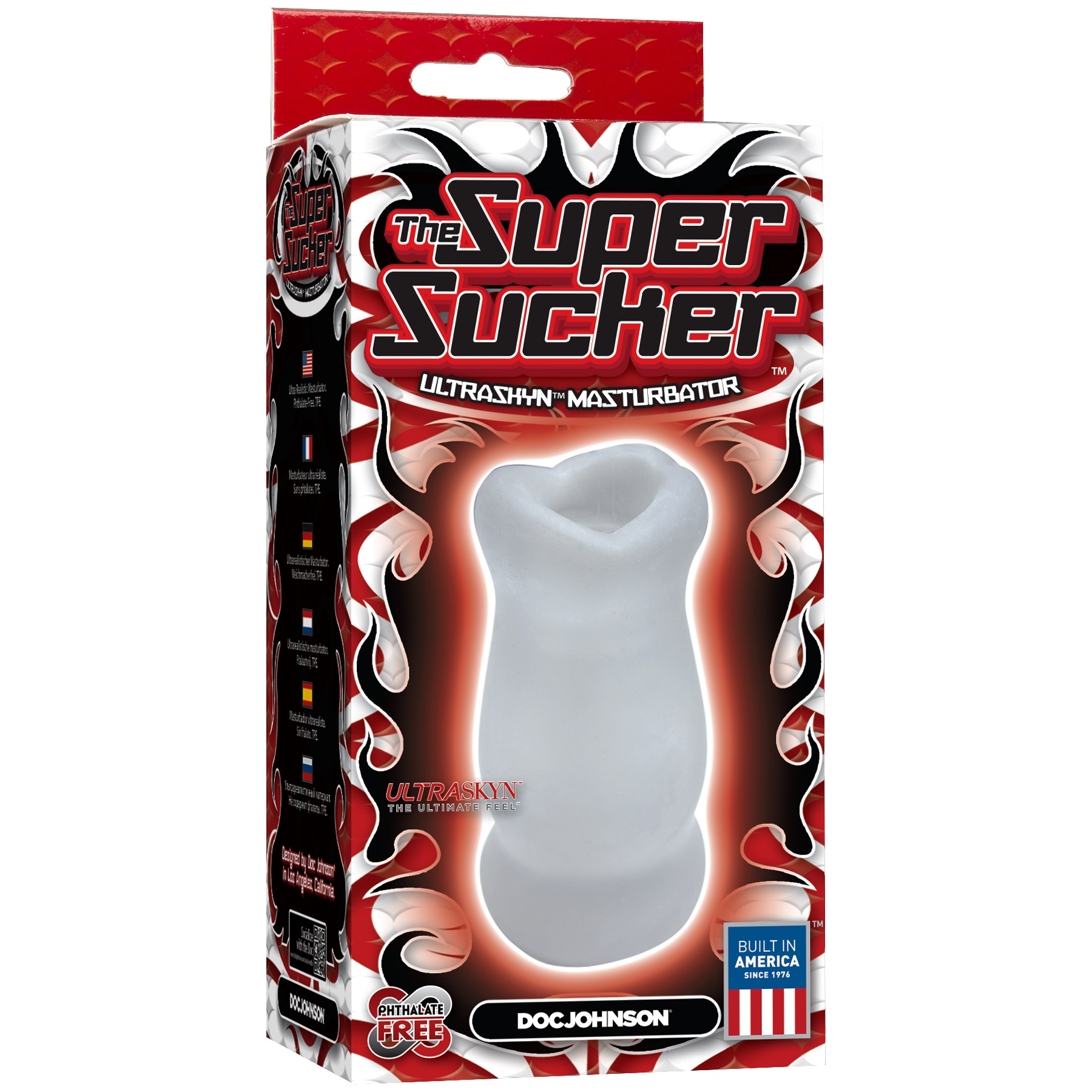 the super sucker ultraskyn masturbator clear