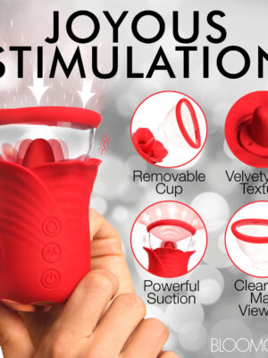 lily lover sucking and vibrating clitoral stimulator red