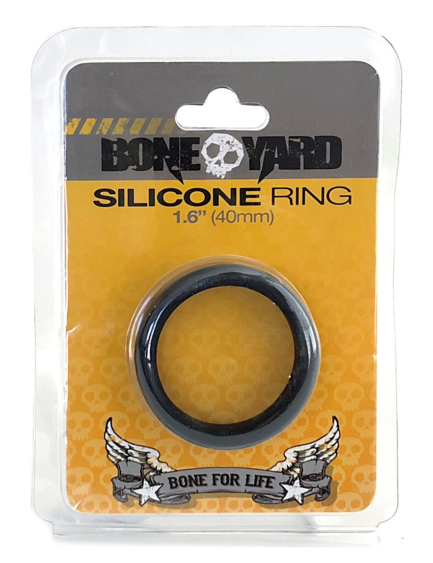 boneyard silicone ring 1.6 inch 40mm black
